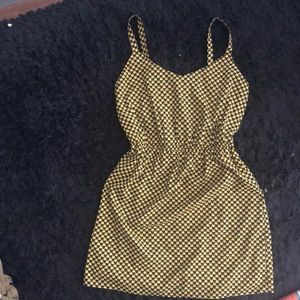 BeBop | Golden Rod Yellow & Black Heart Dress